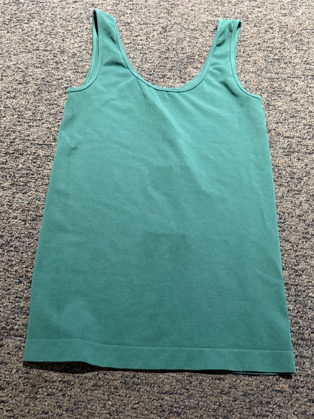 C'est Moi Clothing Co Naturals Bamboo reversible double scoop Tank OS pine green